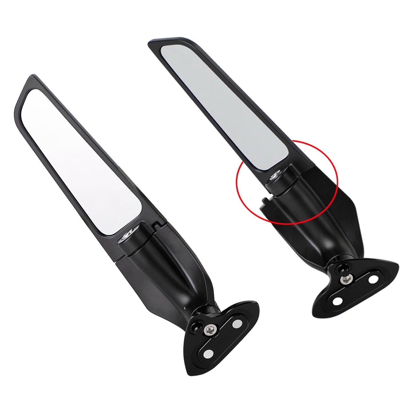 Yamaha YZF R1 R1M 2015 - 2019 Adjustable Wing Fin Rearview Mirrors