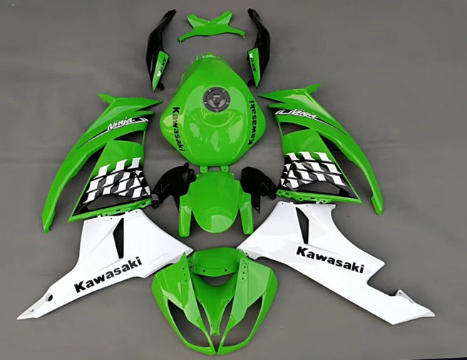 2009-2012 Kawasaki ZX6R 636 Injection Fairing Kit Bodywork Plastic ABS #138