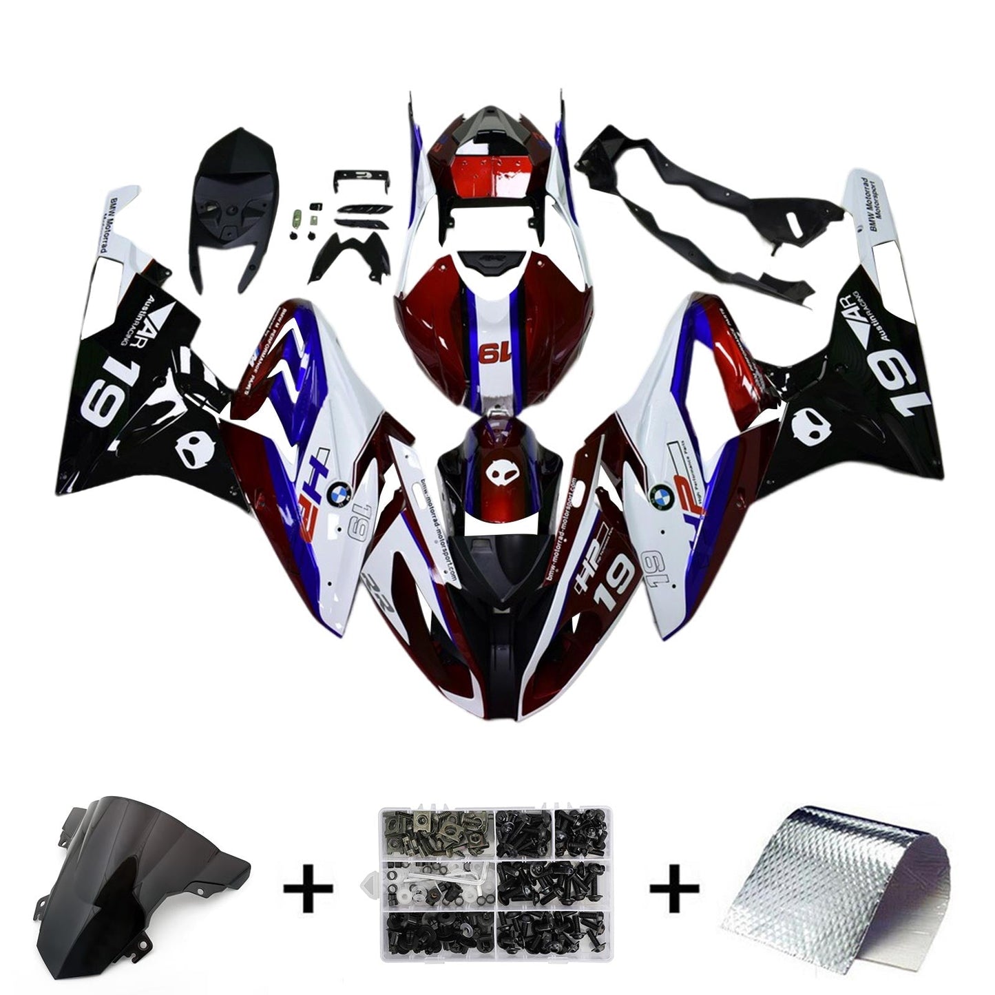 2015-2016 BMW S1000RR Fairing Kit Bodywork Plastic ABS