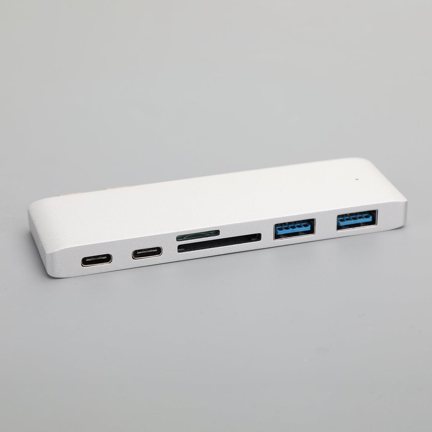 6 in 1 Multi-function USB3.0 Hub Adapter USB Type C Docking 2 USB For MacBook