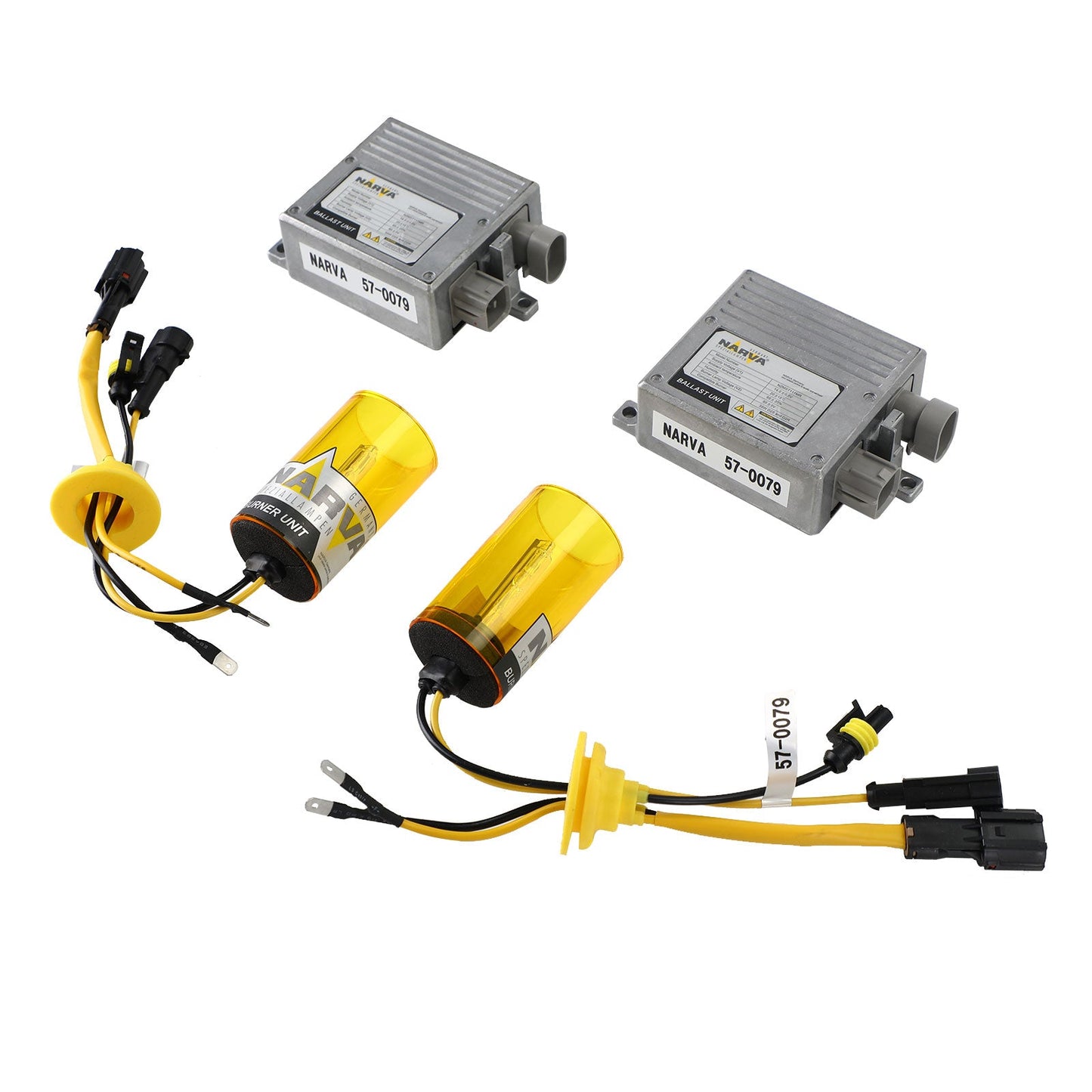 H1 For NARVA HID High Intensity Discharge Headlight Lamp Set 12V35W P14.5s 5500K