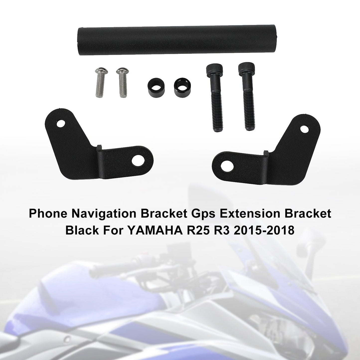 Yamaha R25 R3 2015-2018 Navigation Bracket Phone Gps Bracket Black