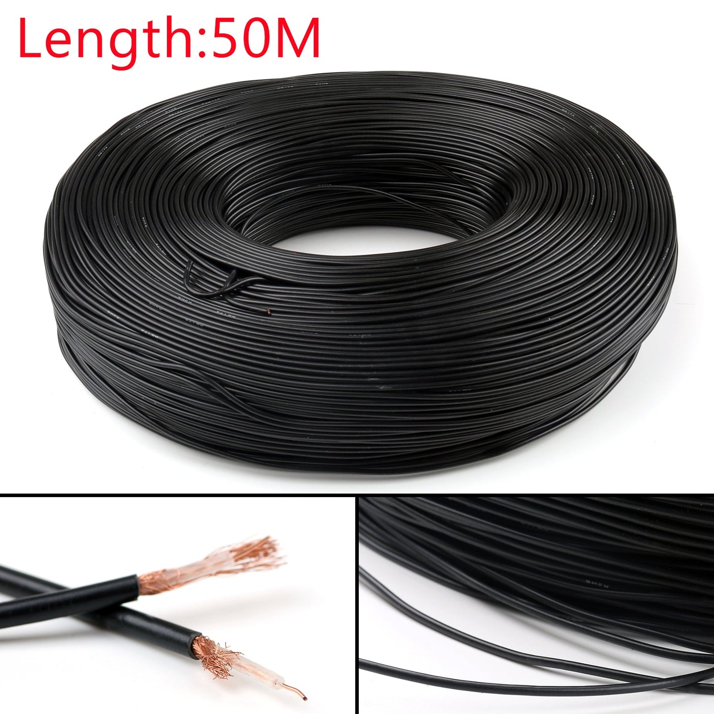 RG174 RF Coaxial Cable Connector 50ohm M17/119-RG174 Coax Pigtail