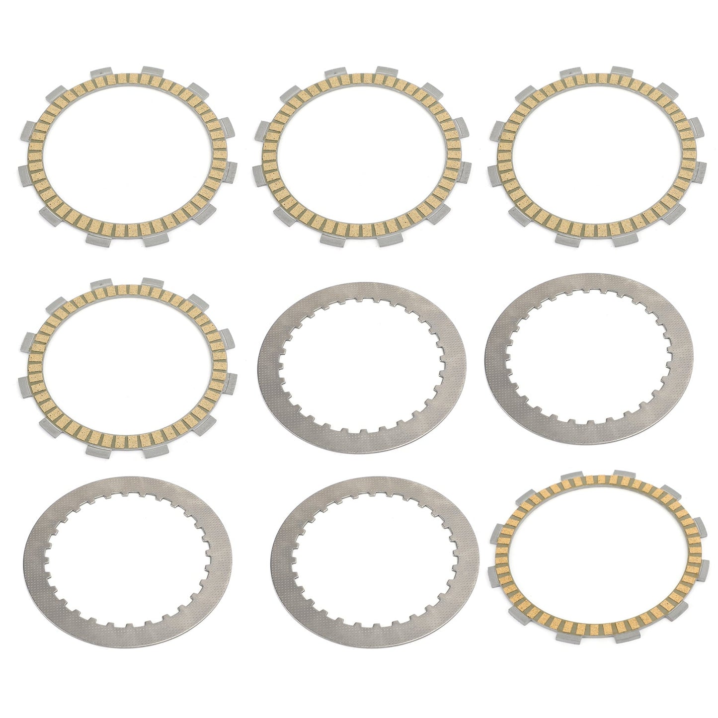Clutch Plate Kit - Friction & Steel Plates For Suzuki DR250S VL250 Intruder LC GN250 GN250E GW250 Inazuma GW250 FL5 Inazuma GZ250 Marauder TU250
