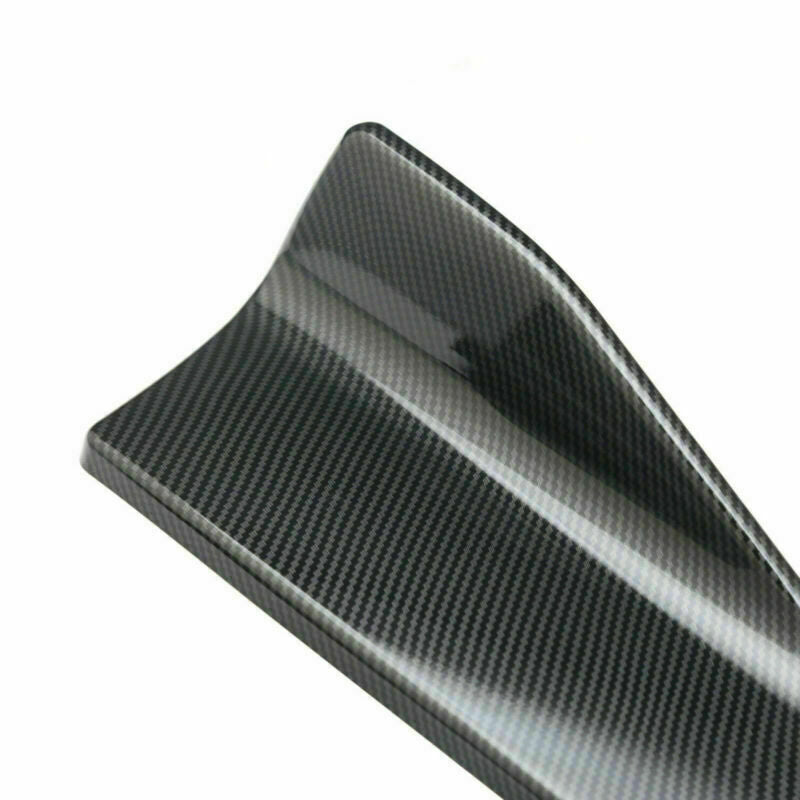 48cm Skirt Spoiler Rear Lip/Side Extension Rocker Splitters Winglet Wings Carbon