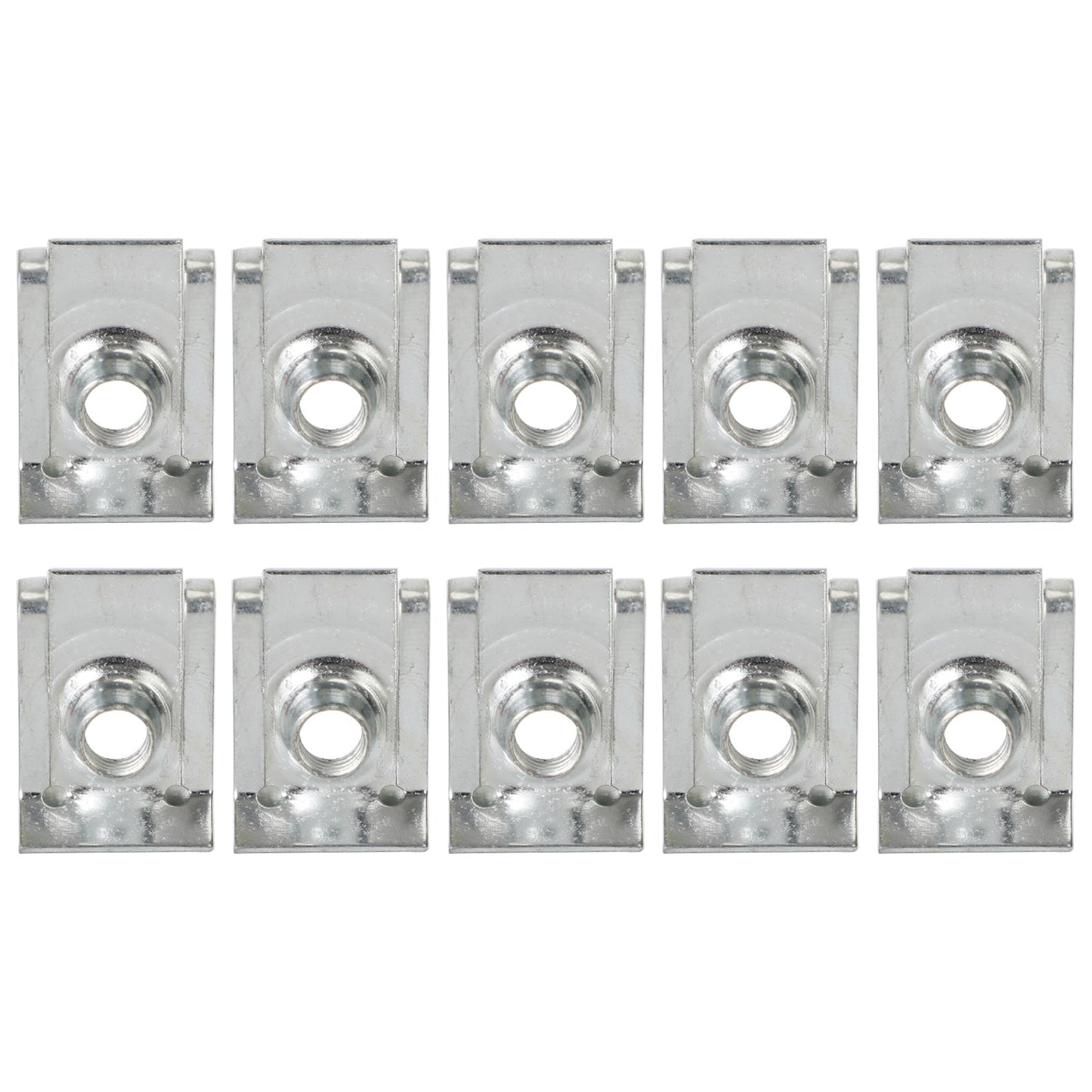 10x Fairing Clips M6 6mm Bodywork Panel Spire Clip Motorcycle Speed Clips U Nut