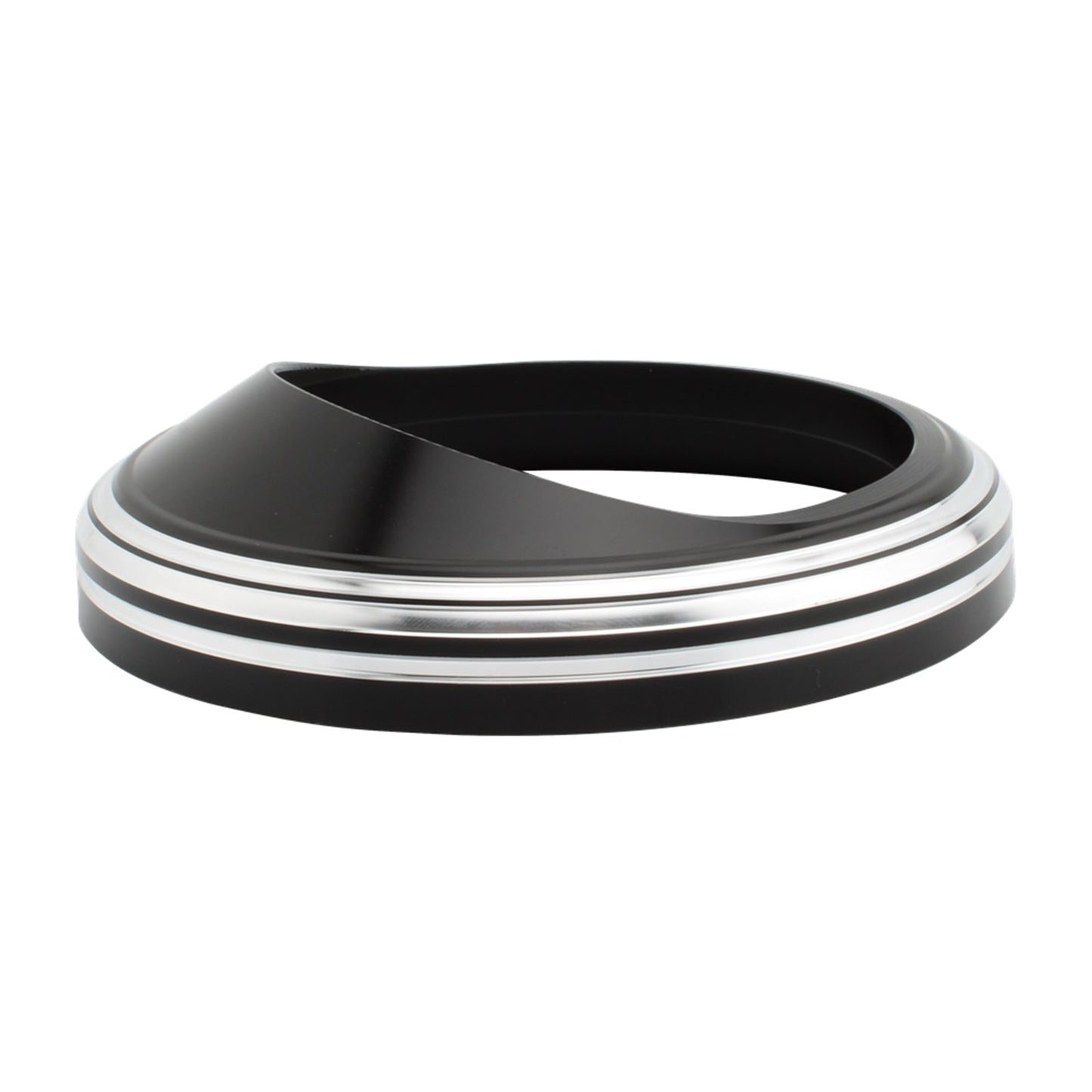 5" Speedometer Case Tachometer Cover Guard Black For Glide Softail Fat Boy Fxst