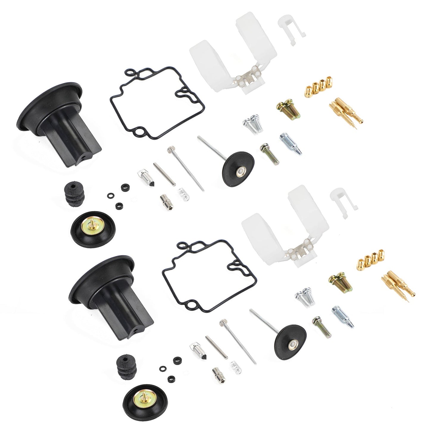 2X Carburetor Carb Rebuild Kit acceleration pump fit for KT CVK24 Scooter Racing