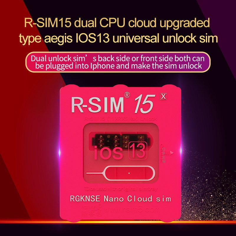 R-SIM15 Nano Unlock RSIM Card Fit for iPhone 13 Pro XS MAX XR 8 IOS 15