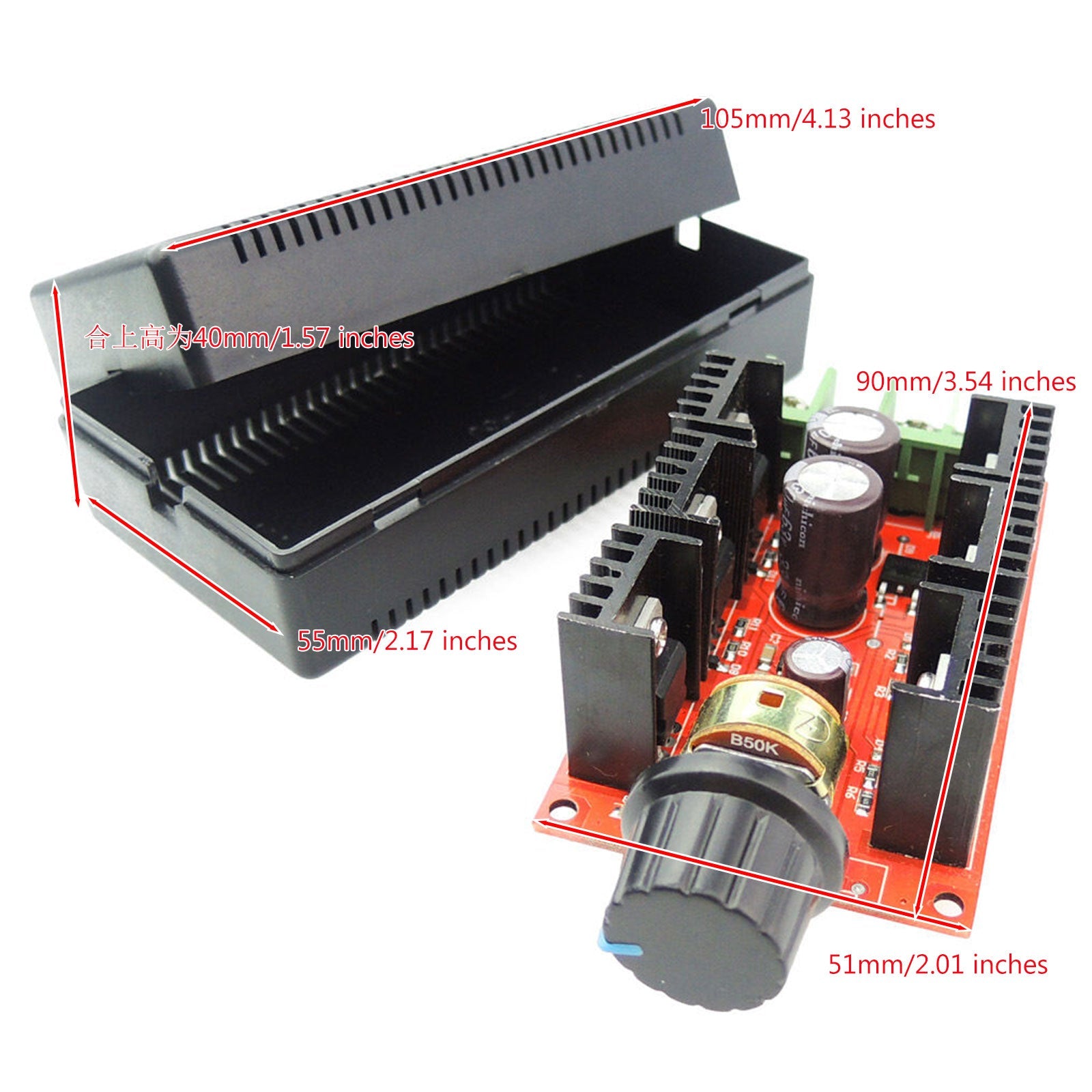Regolatore Di Velocità PWM Per Motore DC Spazzole 12V-60V 70A 4000W Modello ZW70A108S - 4