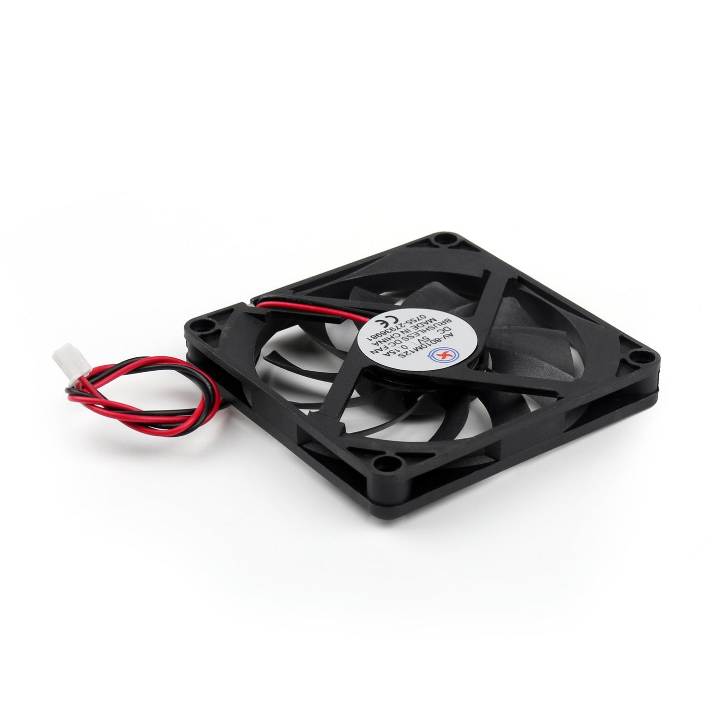 4Pcs DC Brushless Cooling Fan 5V 0.15A 8010S 80x80x10mm 2 Pin CUP Computer Fan