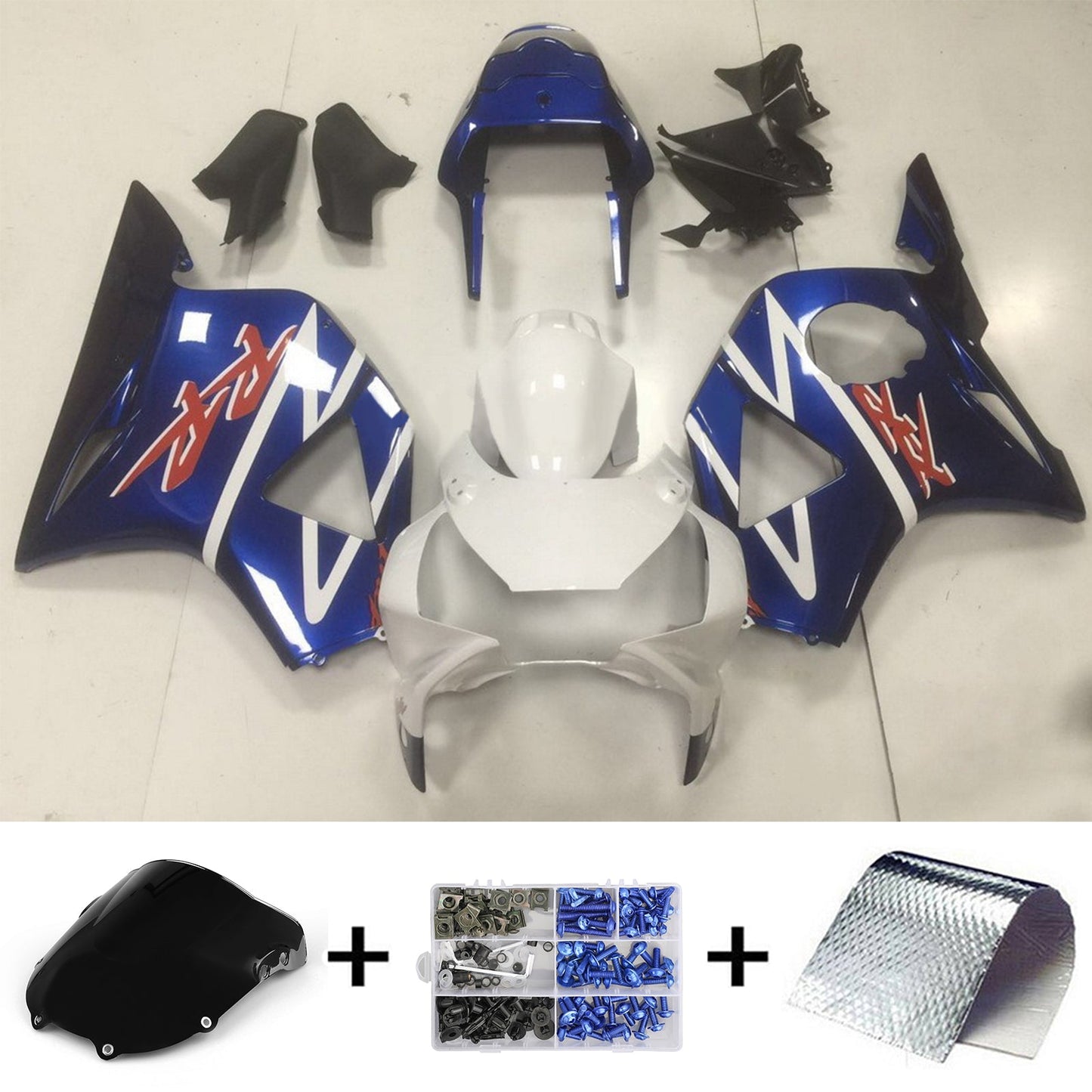 1994-1995 Honda CBR900RR 893 Amotopart Injection Fairing Kit Bodywork Plastic ABS #106