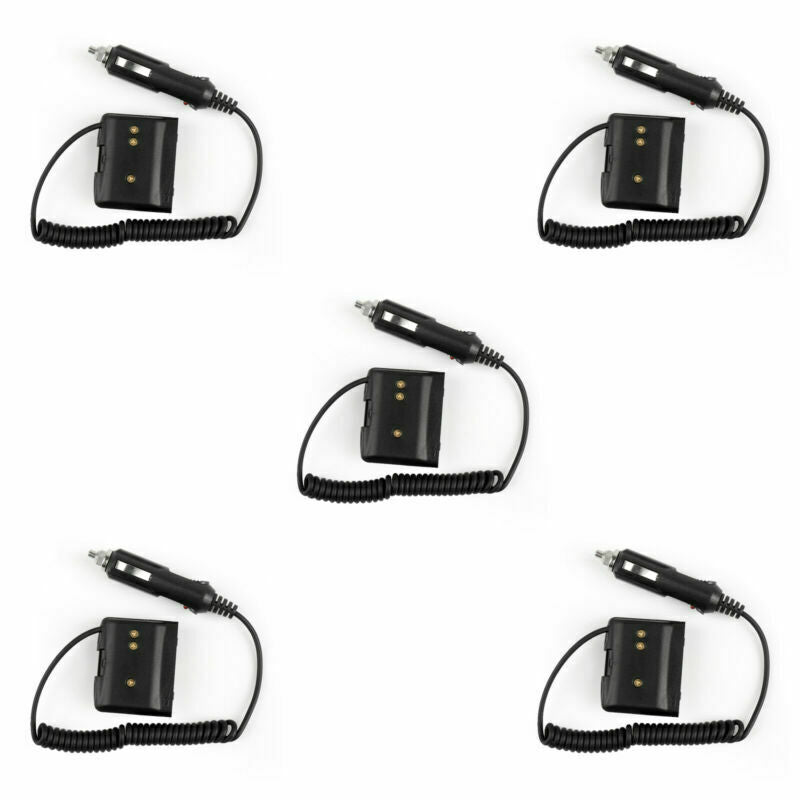 1x Car Charger Battery Eliminator Adapter For Yaesu VX-7R VX-6R VX-5R Radio