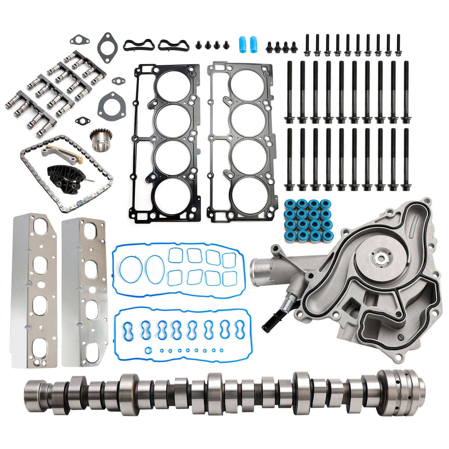 2009 Chrysler Aspen 5.7L Engine V8 MDS Camshaft KitTiming Chain Kit Water Pump 53021726AE 68060714AA
