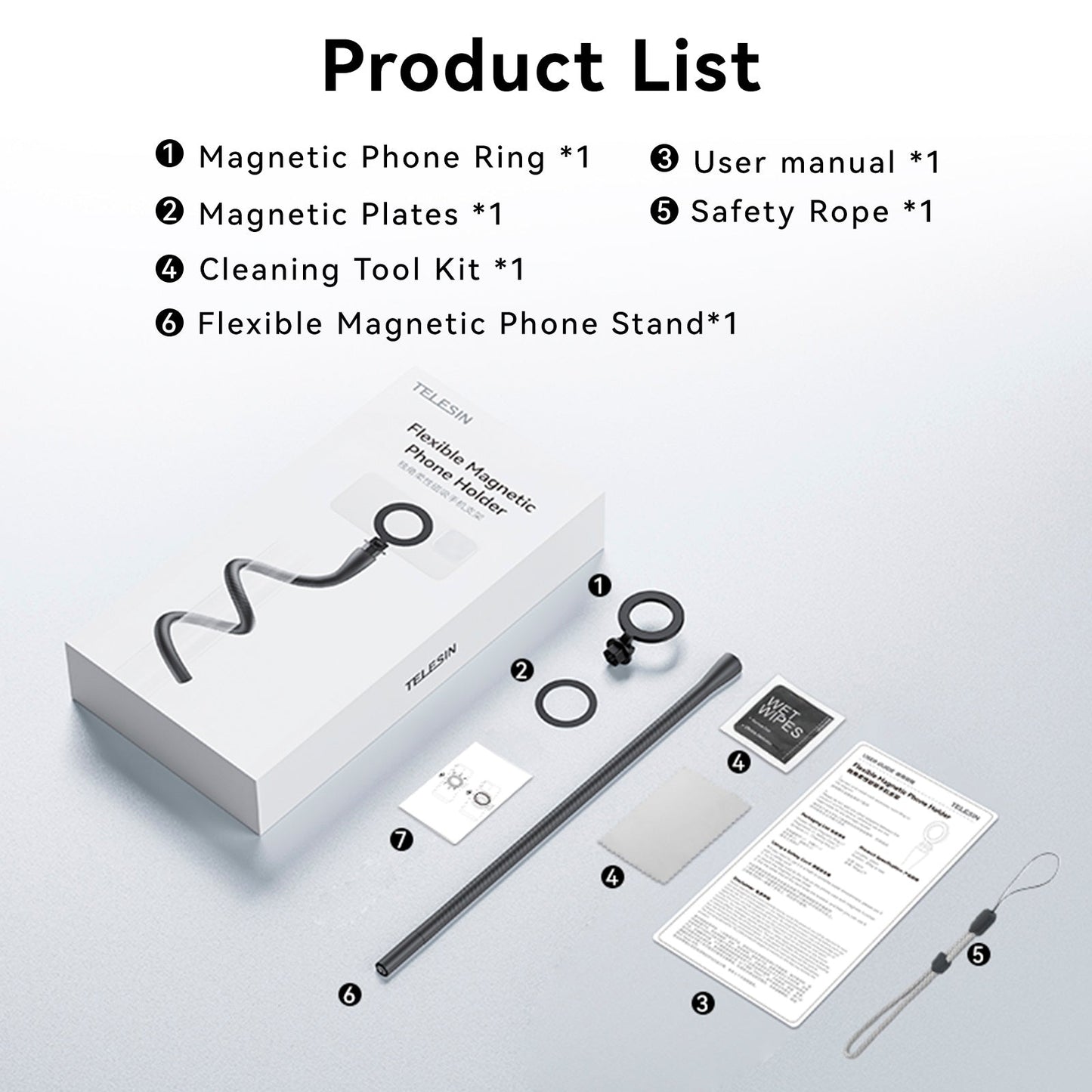 Flexible Magnetic Suction Quick Disassembly Holder Camera Winding Fixed Bracket