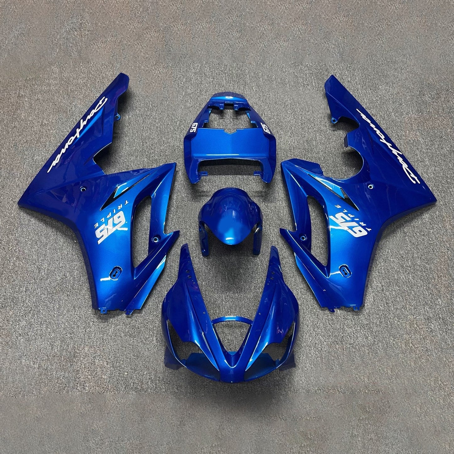 2006-2008 Triumph Daytona 675 Injection Fairing Kit Bodywork Plastic ABS
