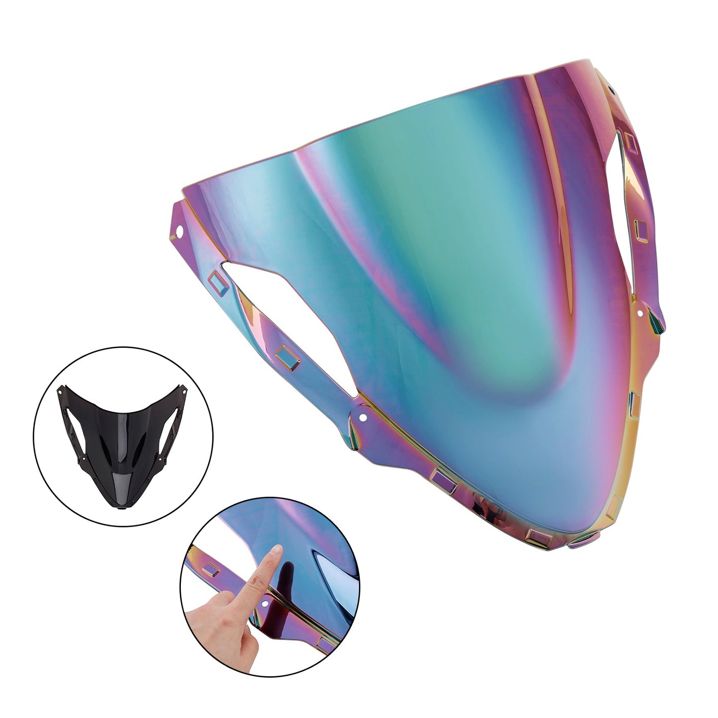 2024 Kawasaki ZX6R 636 Windshield Windscreen