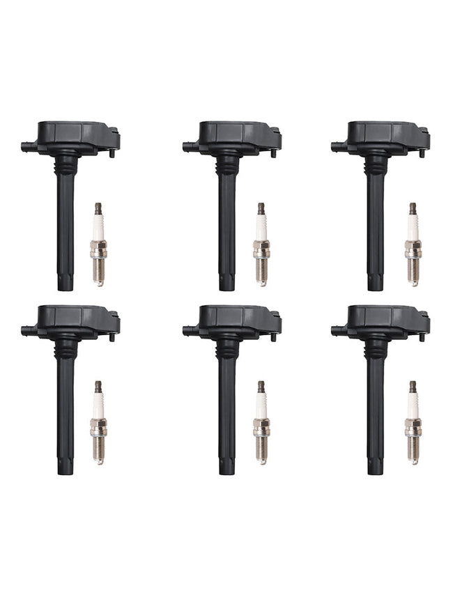 6pcs Ignition Coil+Spark Plug UF807 For Dodge Ram Chrysler 3.6L 2016-2021