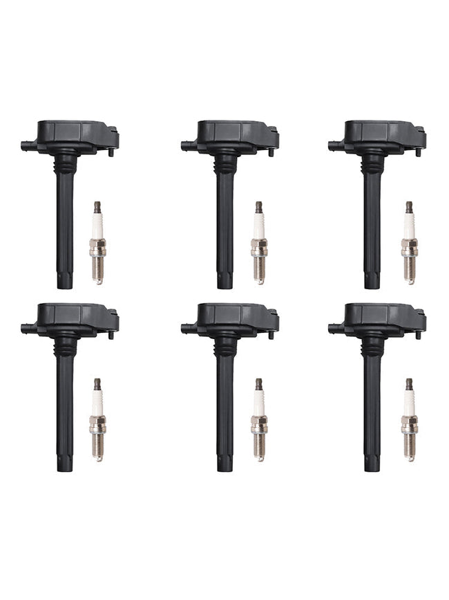 2016-2021 Dodge Durango 3.6L 6pcs Ignition Coil+Spark Plug UF807 0221504038 68223569AB