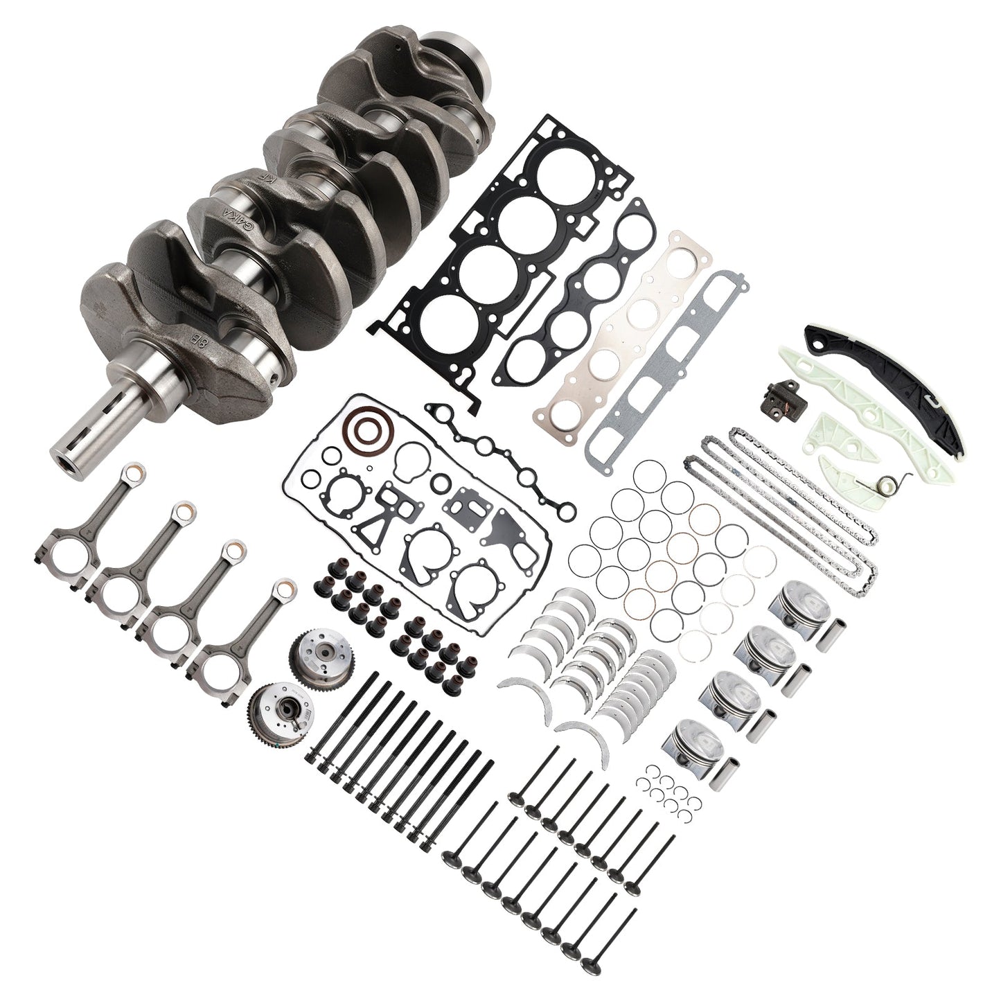 G4KF 2.0T Engine Rebuild Kit Crankshaft Con Rods Timing for Hyundai Sonata 2011-2016