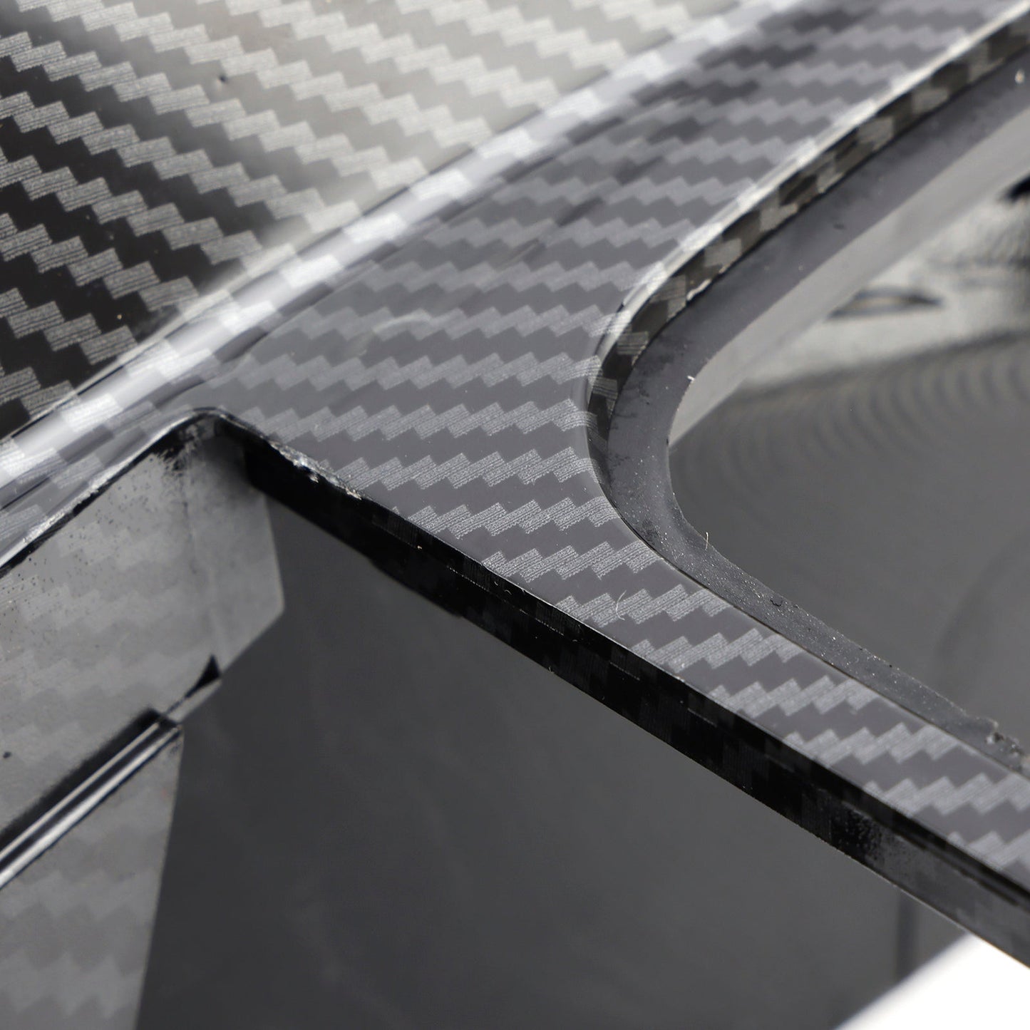 1999-2005 VW Golf Jetta Car Center Console Trim 1J1863201D Carbon Fiber Pattern