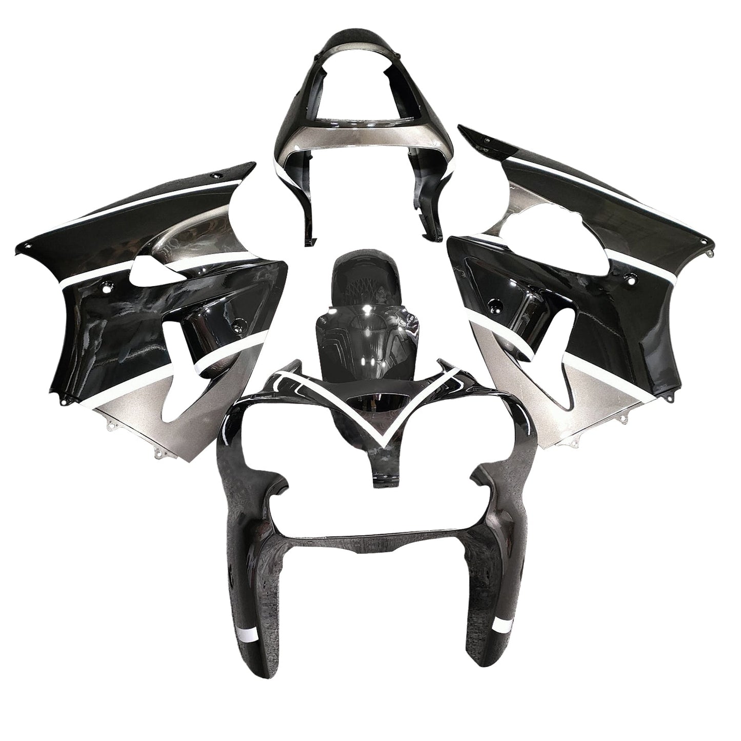 Injection Fairing Kit Bodywork For Kawasaki ZX6R 636 2000-2002 ZZR600 2005-2008