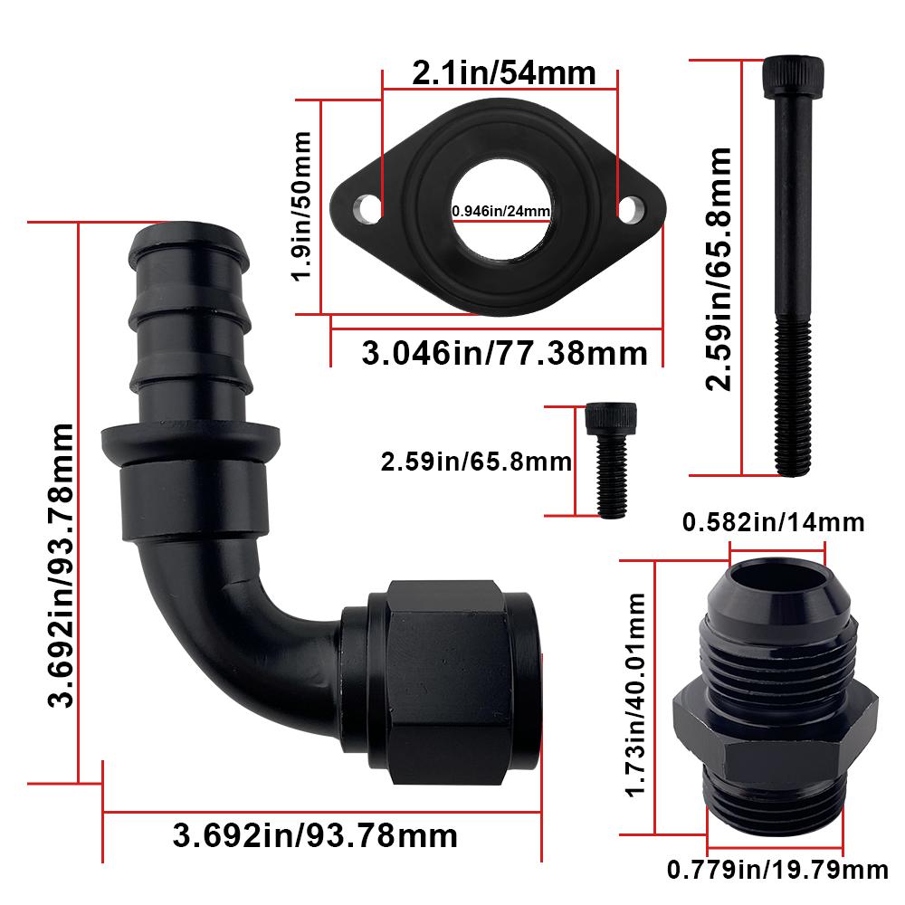 2011-2024 Ford F350 6.7 Powerstroke CCV Reroute Kit + CCV Baffle Internal Catch Can