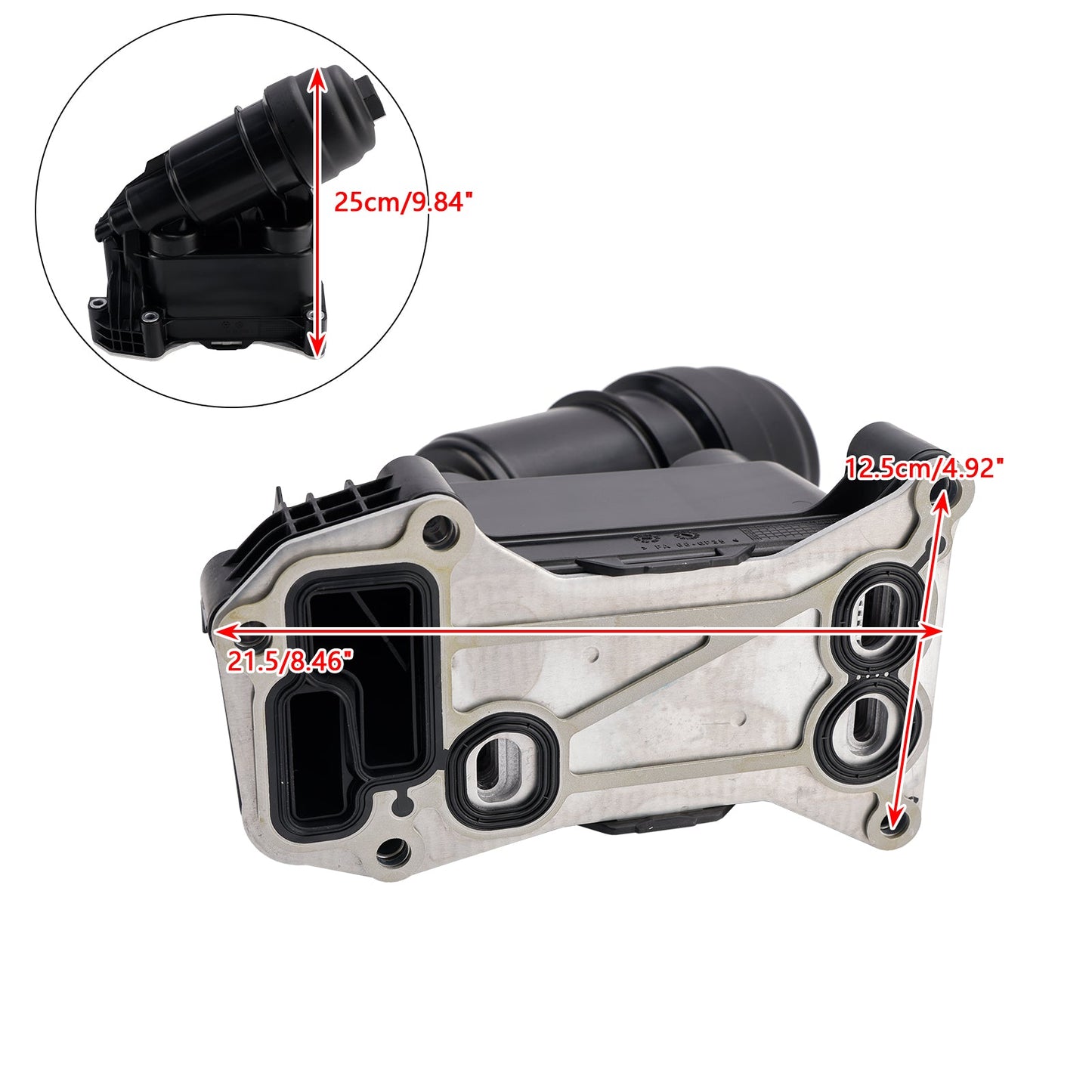 2012-2016 BMW 3 Series F30 F80 Oil Filter Housing 7800066 11427800066