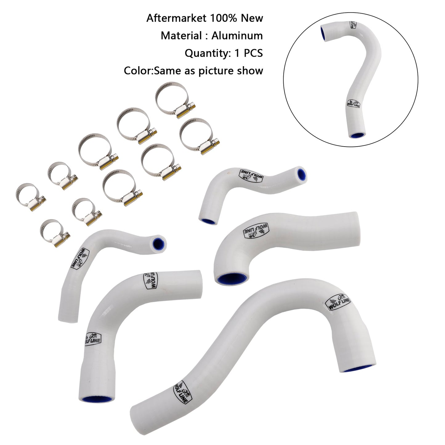 Yamaha MT-09 XSR900 Tracer 9/GT all years Silicone Radiator coolant Hose