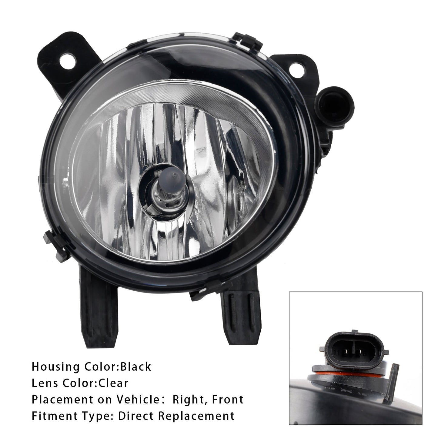 1 Pcs Front Right Fog Light With Bulbs For BMW F20 F21 F30 F31 F80 2011-2019