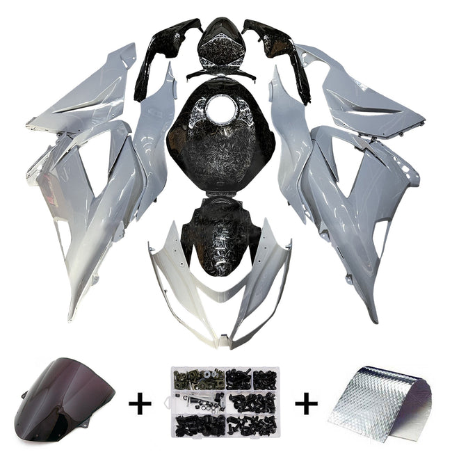 Injection Fairing Kit Bodywork Plastic ABS fit For Kawasaki ZX6R 636 2013-2018