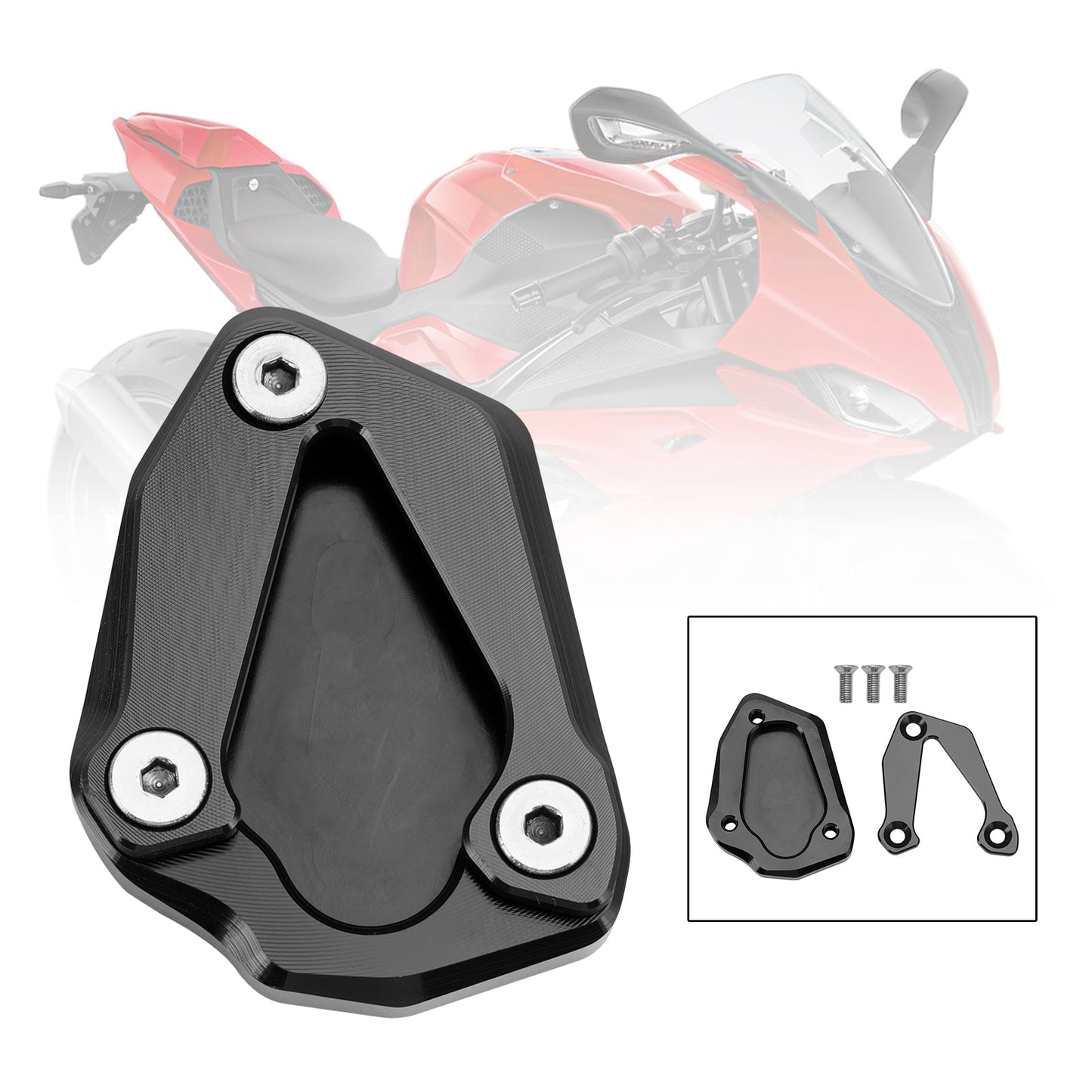 2020+ BMW S1000RR Kickstand Enlarge Plate Pad