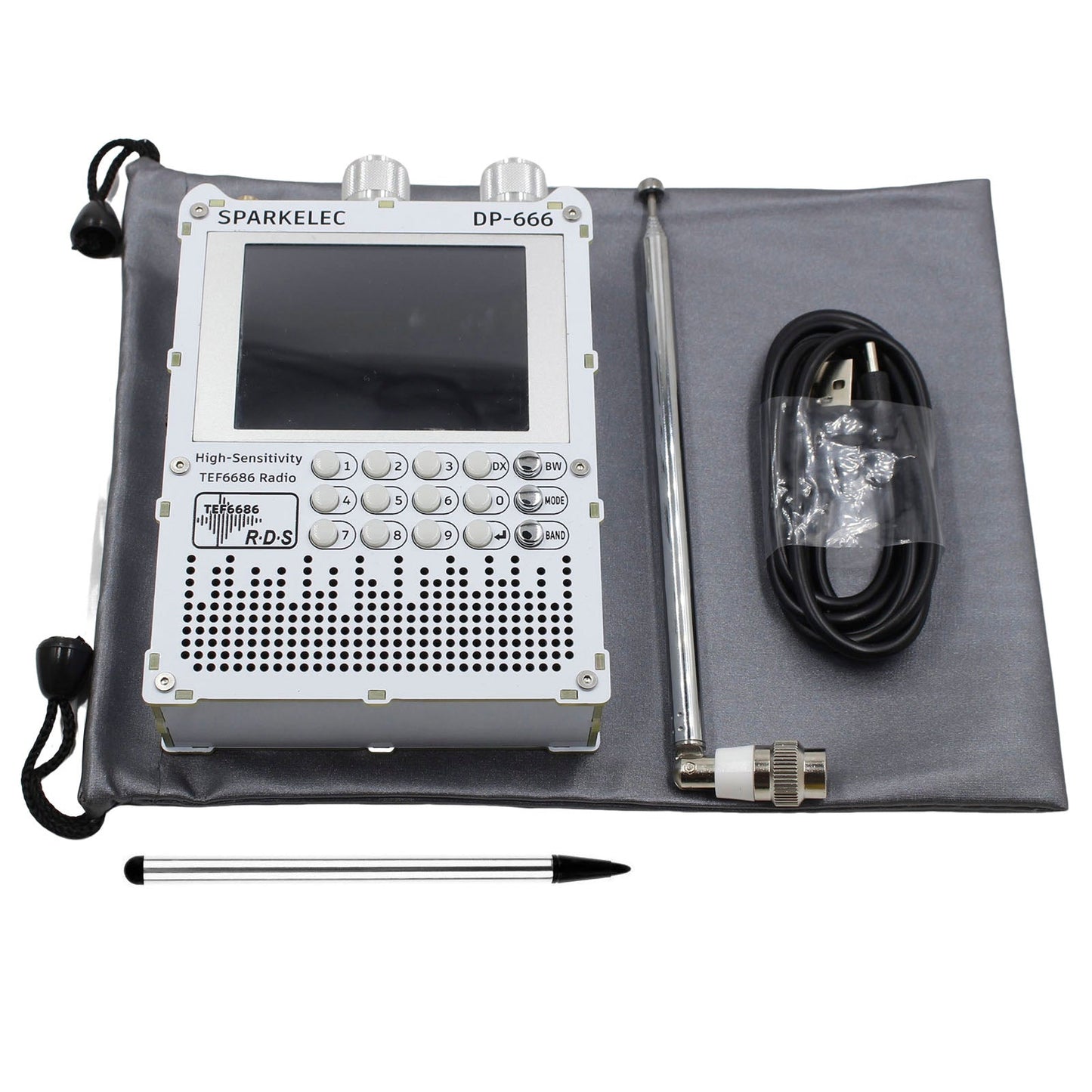 TEF6686 DSP Radio DP666 High Sensitivity Full Band LW MW SW 0IRT Shortwave Radio
