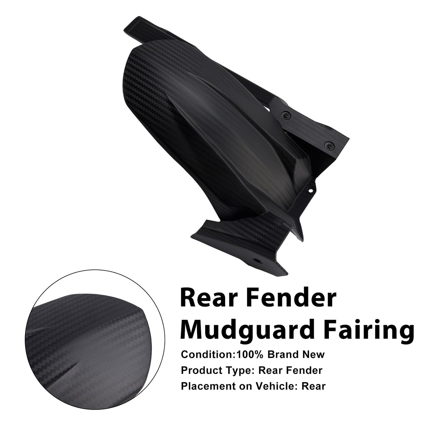 Rear Fender Fairing For Kawasaki Ninja 400 Z400 Ninja 500 Z500 2018+