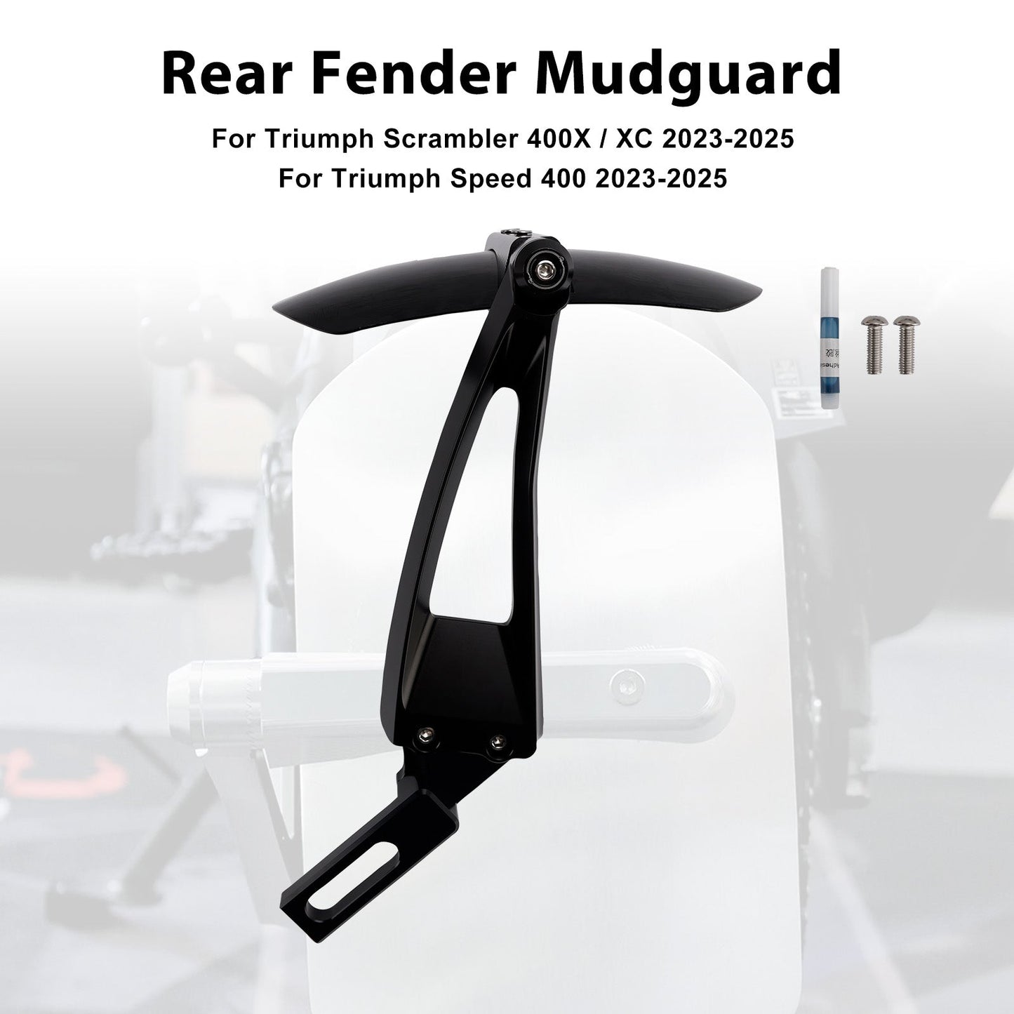 2017-2025 Triumph Street Scrambler 900 Rear Wheel Fender Mudguard