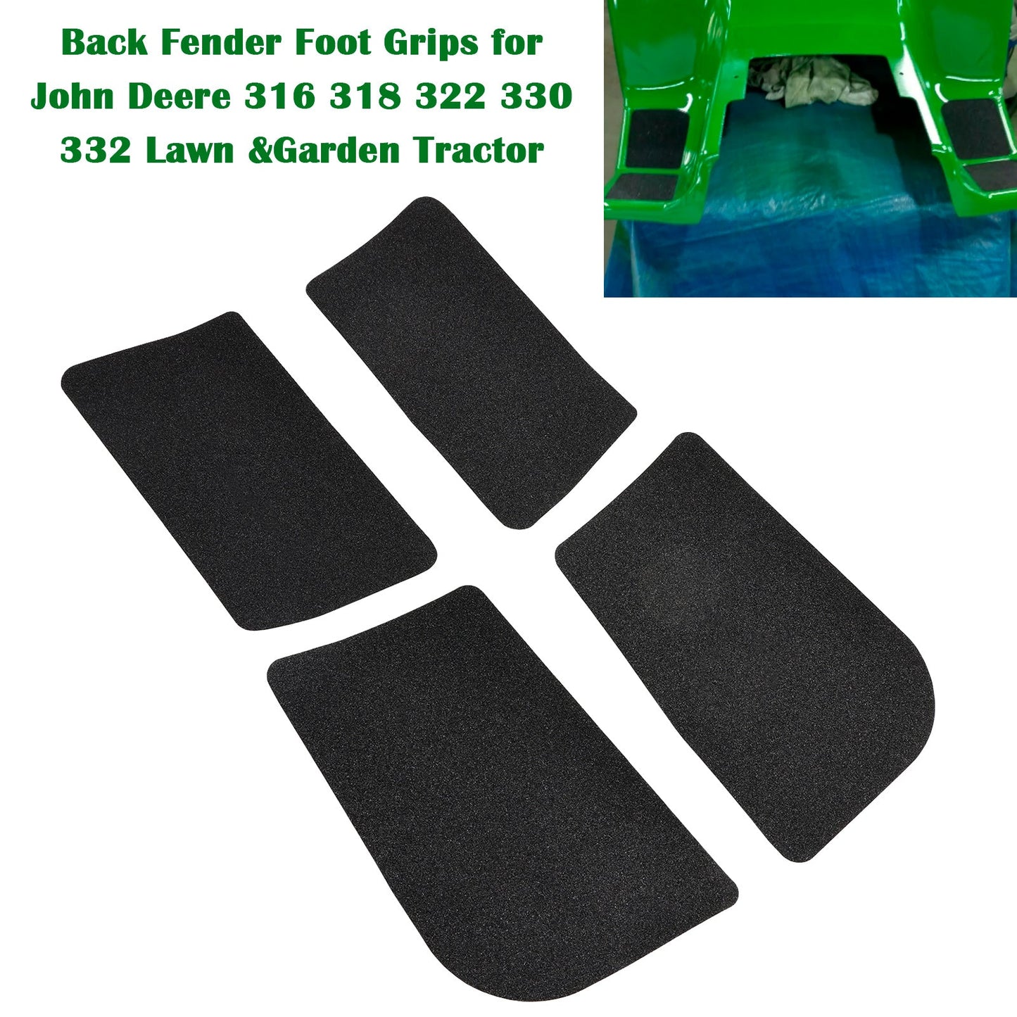 John Deere 316 318 322 330 332 Lawn &Garden Tractor Back Fender Foot Grips