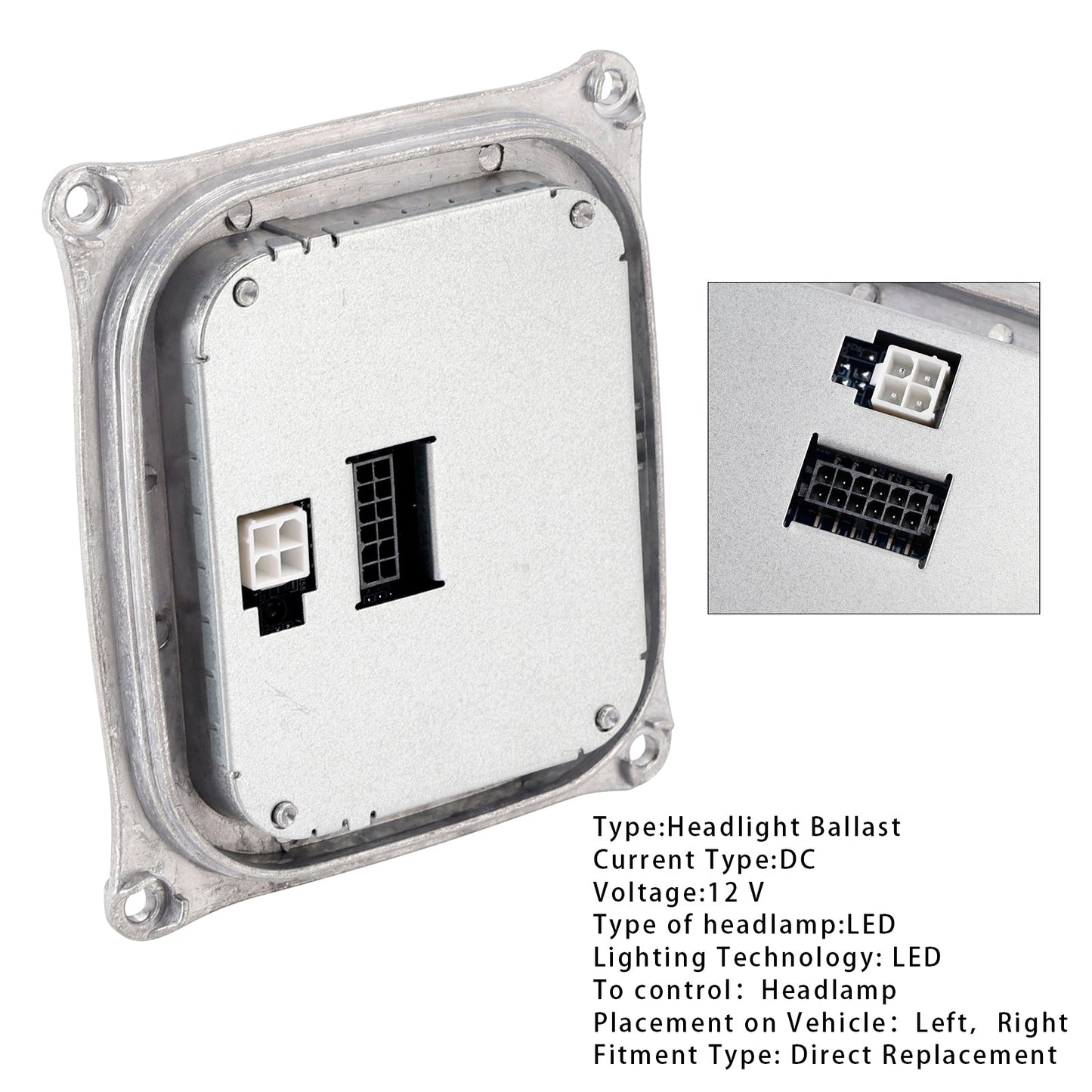 2014-2019 Maserati Ghibli Sedan LED Headlight Ballast Control Module 130732947400