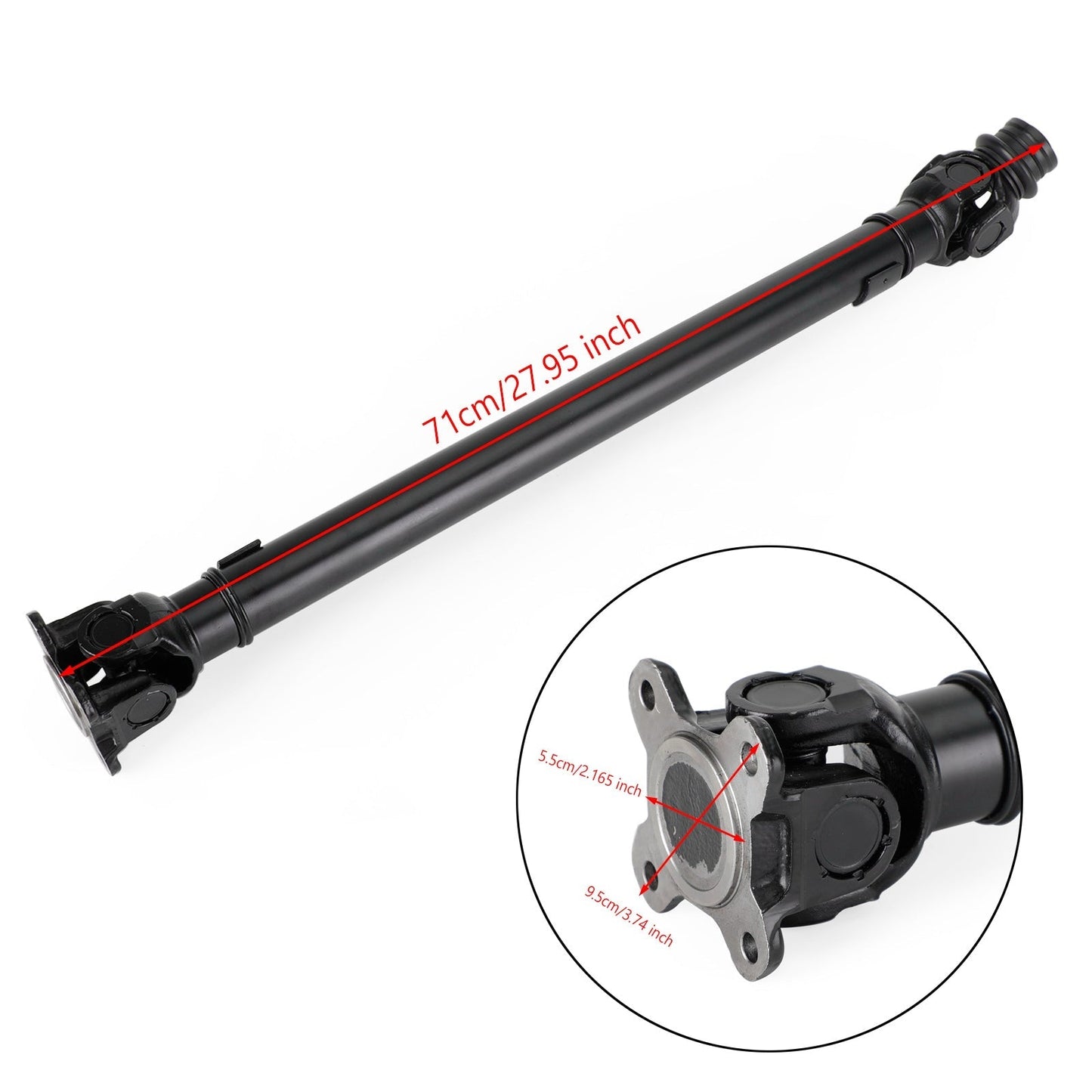 710mm 2007-2014 BMW X6 E71/E72 Front Propshaft 26208605866