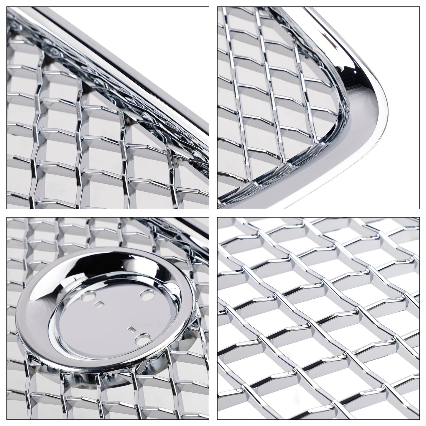 2010-2015 Jaguar XJ Chrome Front Bumper Grill Grille