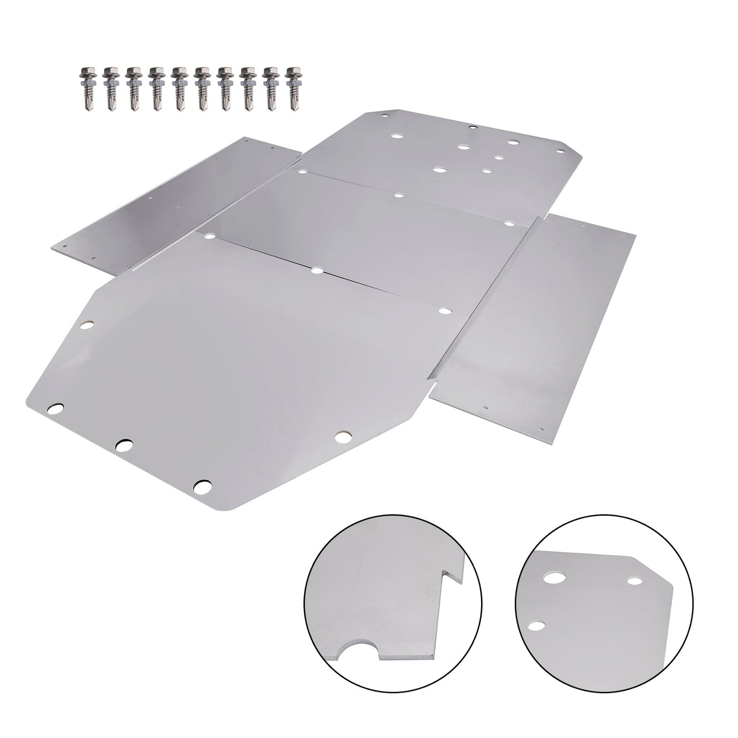 2009-2014 Polaris RZR-S 800 Aluminum Skid Plate Chassis Protector