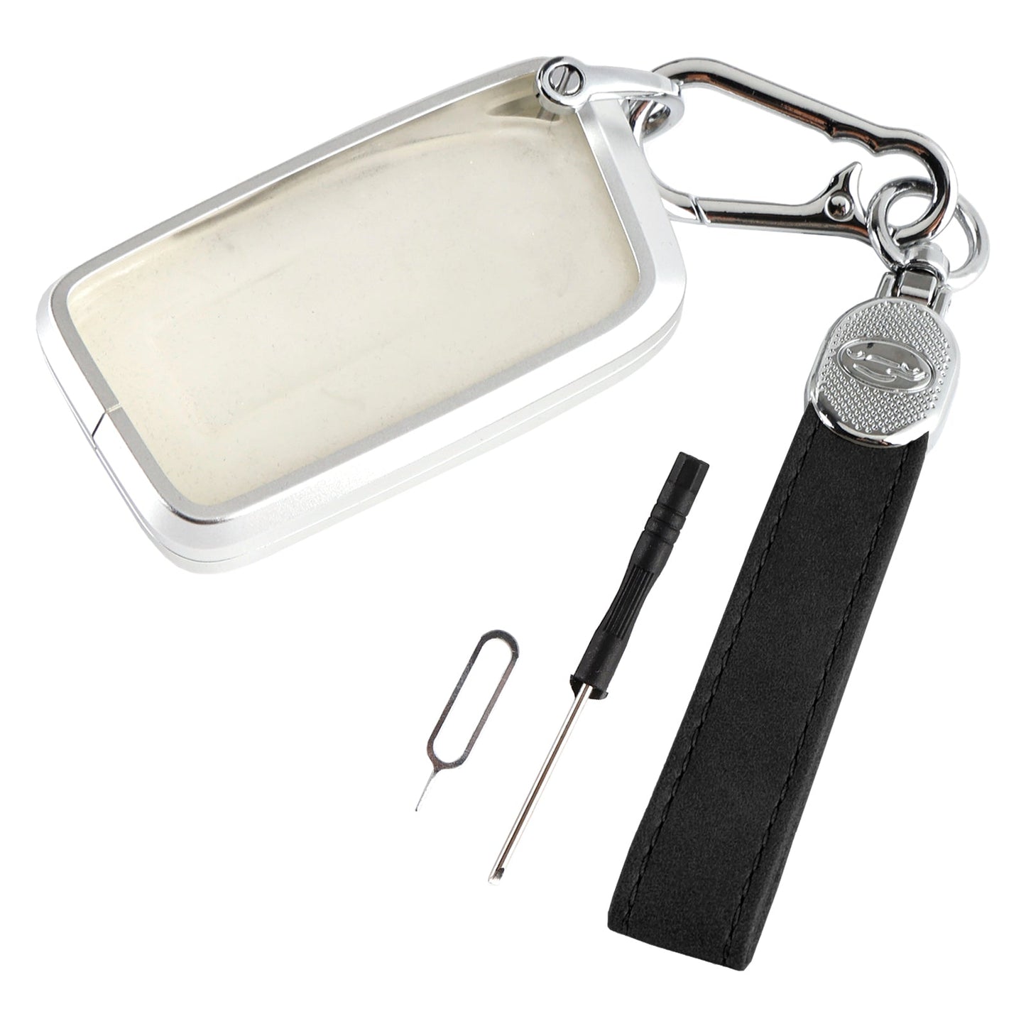 Lexus IS GS ES RX Alloy Aluminum TPU Soft Film Car Key Black Case Cover