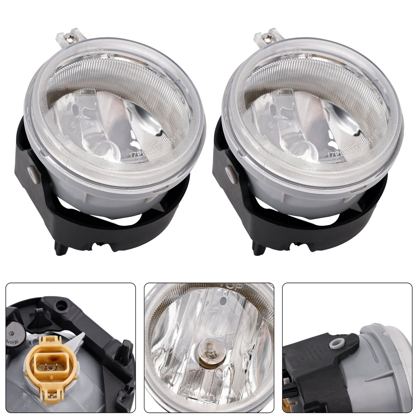 Pair Front Fog Light For Jeep Compass Dodge Charger Caliber 5182025AA