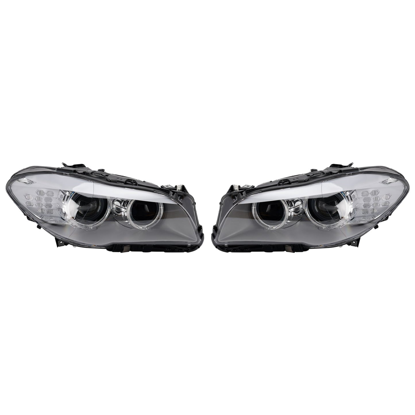 2010-2013 For BMW 5 Series F10 Saloon Xenon LED DRL Left+Right Headlight W/O AFS