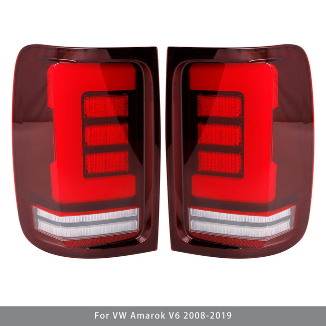 2008-2019 VW Amarok V6 Rear Right & Left LED Tail Light Lamp Pair Red