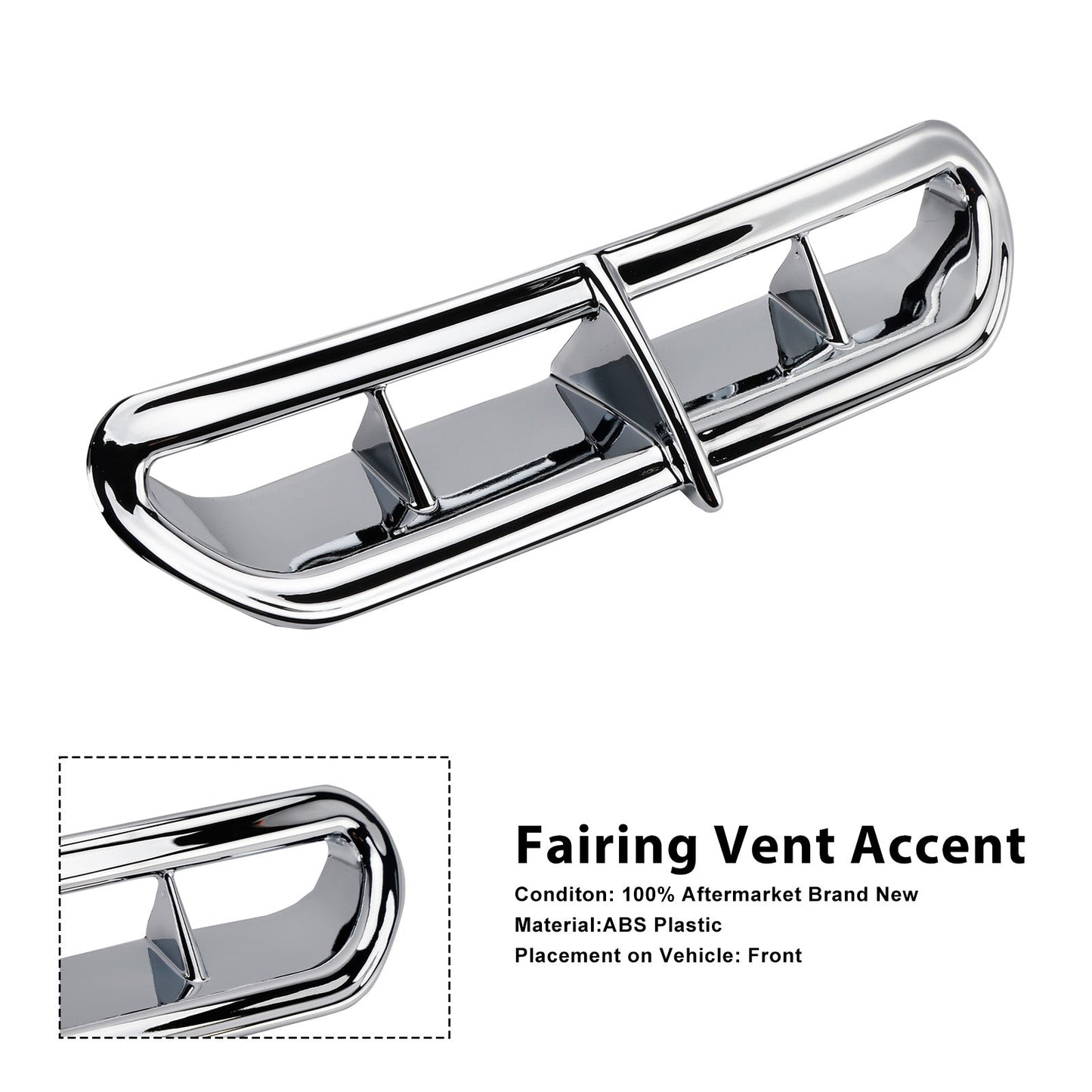 Fairing Vent Accent For Touring Electra Street Trike Glide Ultra 2014-2022