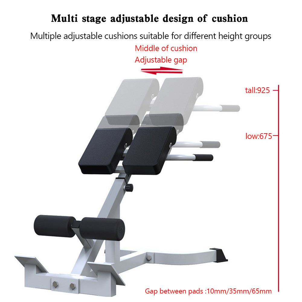 Home Fitness Workout Adjustable Roman Chair Back Extension Exercise Bench Back Training Supine Board