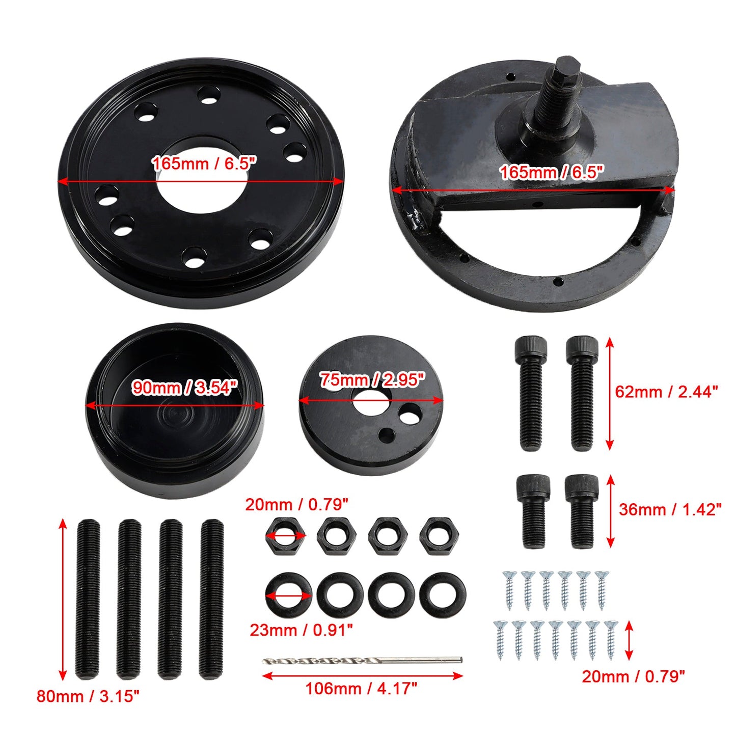 1989-2016 Cummins 3.9L 5.9L 6.7L Front+Rear Crankshaft Seal Remover & Installer Tool