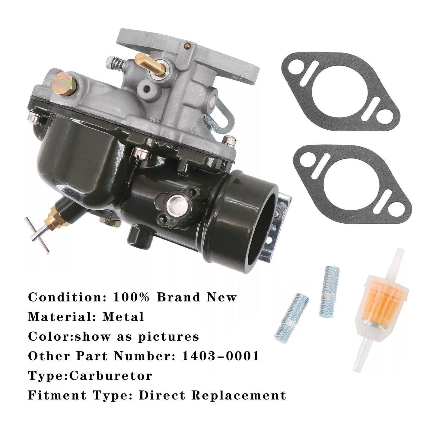 John Deere 2010 Carburetor 1403-0001 102631AS 520736M92 TSX997