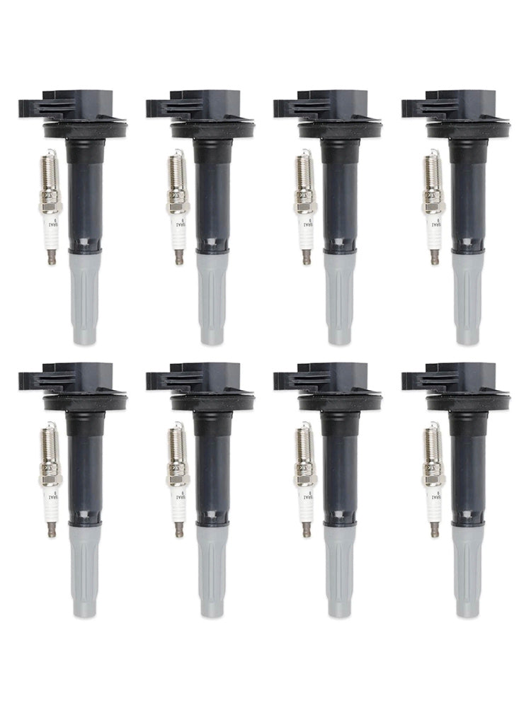 For Ford F-150 V8 5.0L 2016-2017 8xIgnition Coil + 8xIridium Spark Plug UF824