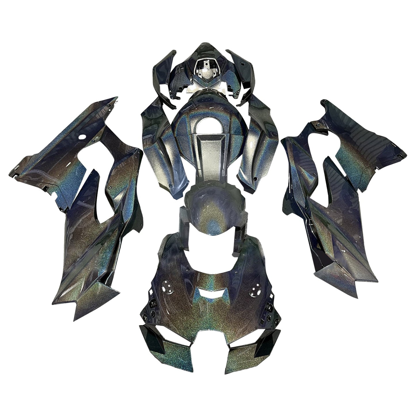 Injection Fairing Kit Bodywork ABS fit For Kawasaki ZX-10R ZX-10RR 2021-2025